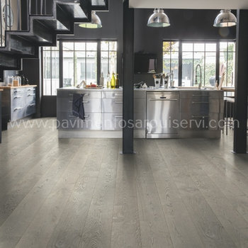 Madera Natural Parquet Roble Cemento Aceitado